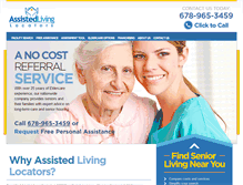 Tablet Screenshot of 136.assistedlivinglocators.com